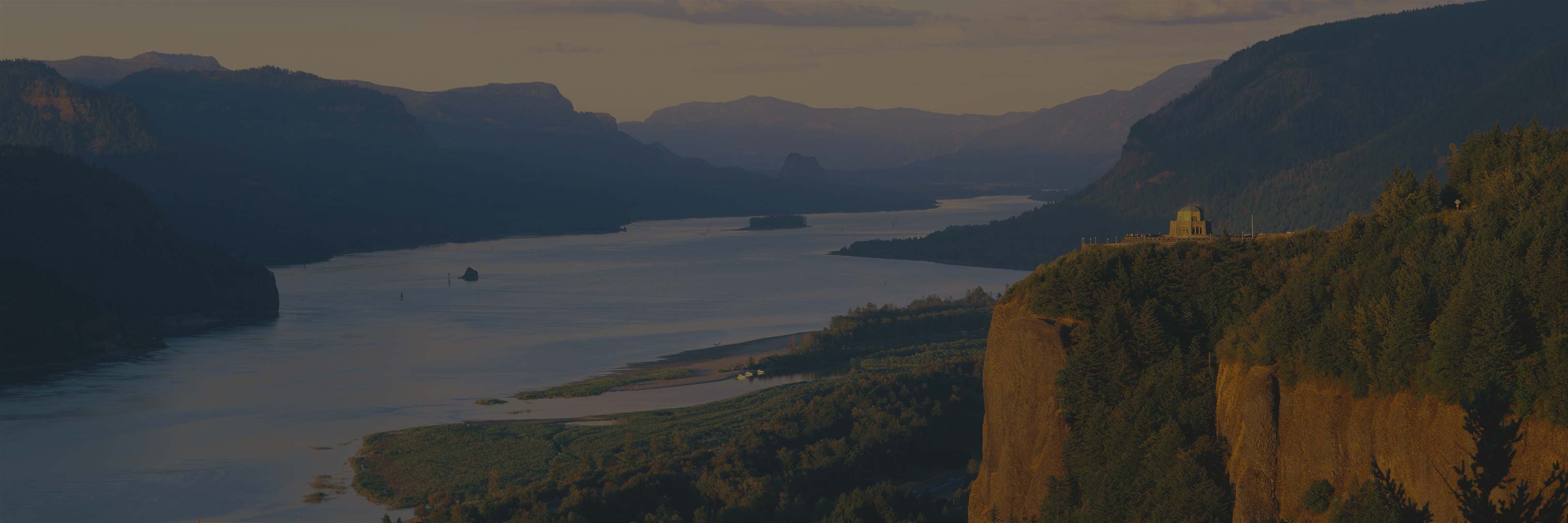 Crown Point overlooking the Columbia River Gorge