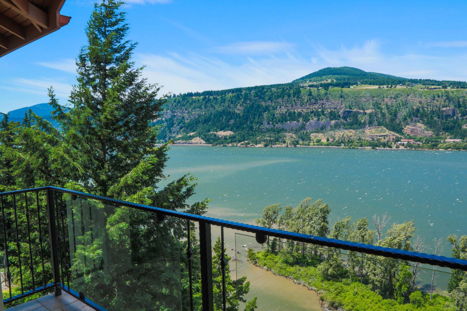 Balcony view of the river